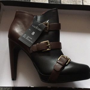 Ankle Boots black and brown